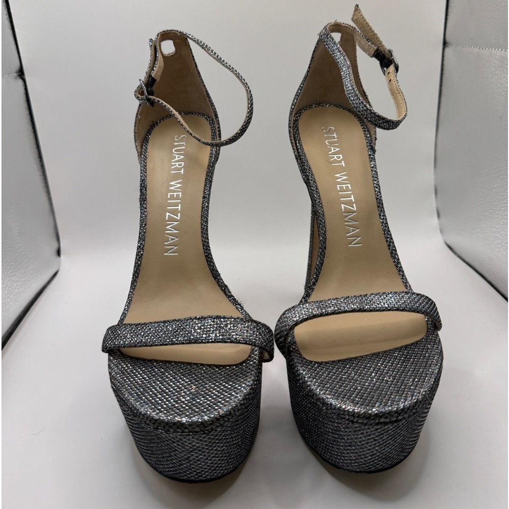 New Stuart Weitzman Nudistcurve Open Toe Platform… - image 6
